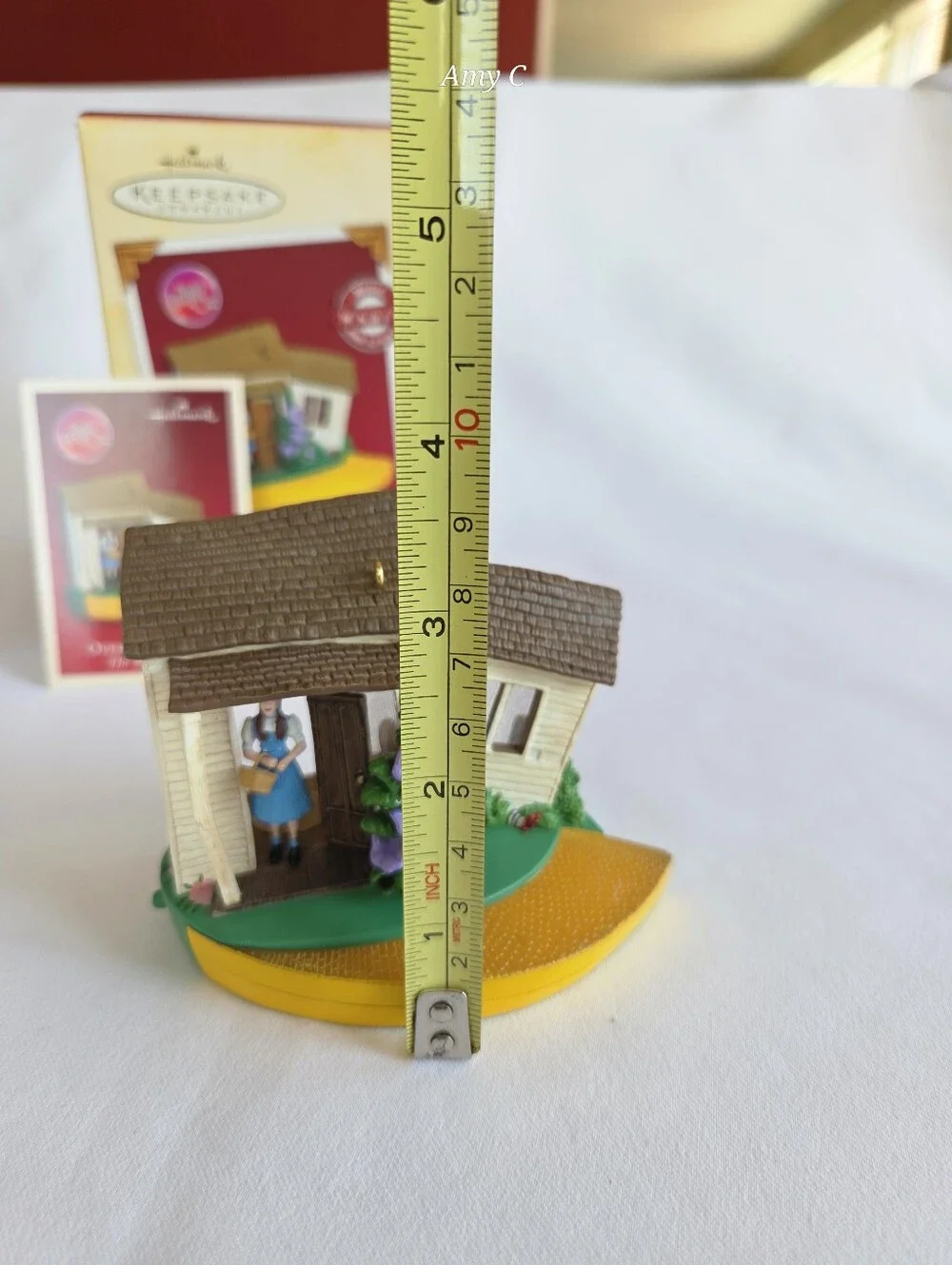 Wizard Of Oz Over The Rainbow Ornament With Lighted Yellow brick Road And Music